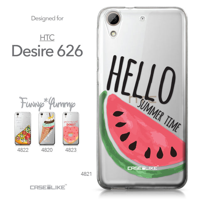 HTC Desire 626 case Water Melon 4821 Collection | CASEiLIKE.com