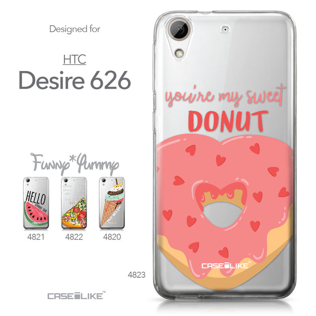 HTC Desire 626 case Dounuts 4823 Collection | CASEiLIKE.com