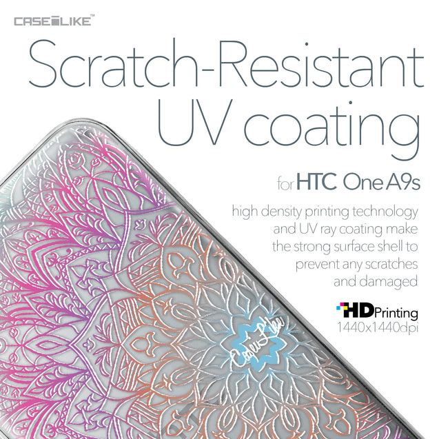 HTC One A9s case Mandala Art 2090 with UV-Coating Scratch-Resistant Case | CASEiLIKE.com