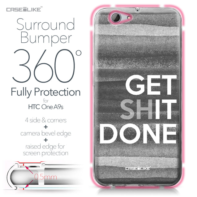 HTC One A9s case Quote 2429 Bumper Case Protection | CASEiLIKE.com