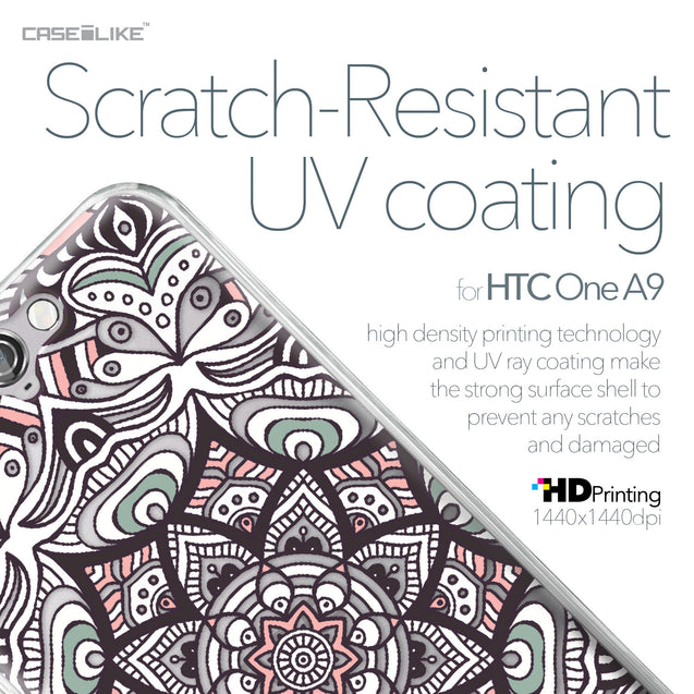 HTC One A9 case Mandala Art 2095 with UV-Coating Scratch-Resistant Case | CASEiLIKE.com