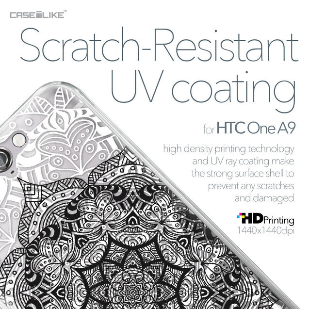 HTC One A9 case Mandala Art 2097 with UV-Coating Scratch-Resistant Case | CASEiLIKE.com