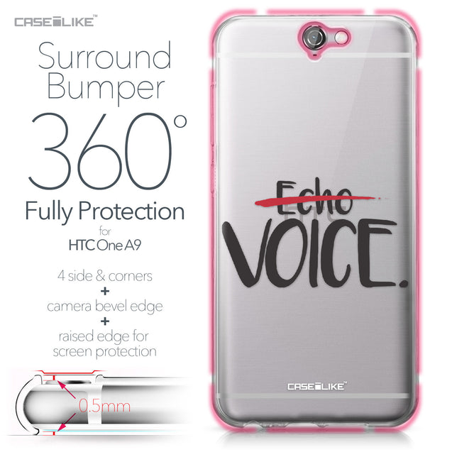 HTC One A9 case Quote 2405 Bumper Case Protection | CASEiLIKE.com