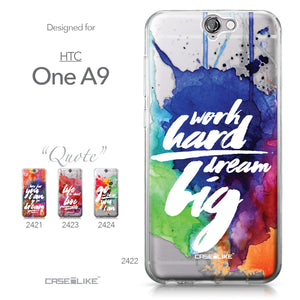 HTC One A9 case Quote 2422 Collection | CASEiLIKE.com