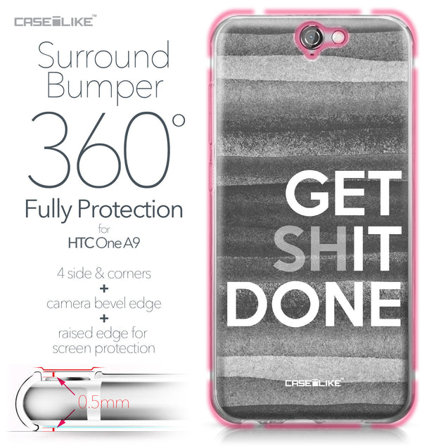 HTC One A9 case Quote 2429 Bumper Case Protection | CASEiLIKE.com
