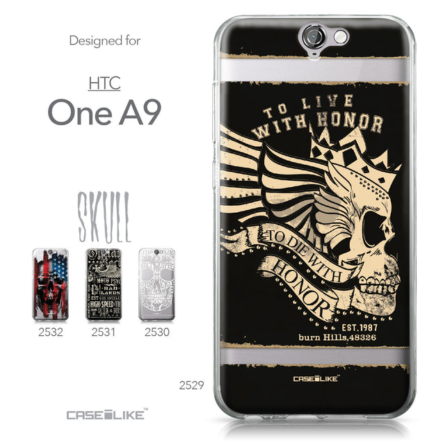 HTC One A9 case Art of Skull 2529 Collection | CASEiLIKE.com