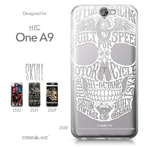 HTC One A9 case Art of Skull 2530 Collection | CASEiLIKE.com