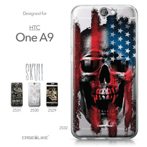 HTC One A9 case Art of Skull 2532 Collection | CASEiLIKE.com