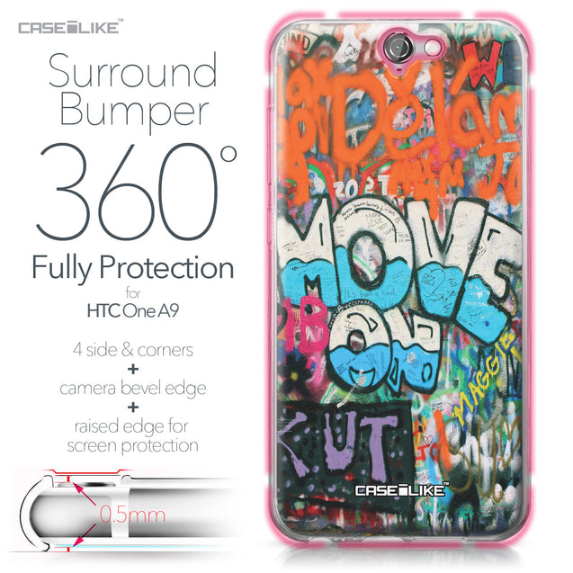 HTC One A9 case Graffiti 2722 Bumper Case Protection | CASEiLIKE.com