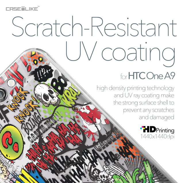 HTC One A9 case Comic Captions 2914 with UV-Coating Scratch-Resistant Case | CASEiLIKE.com