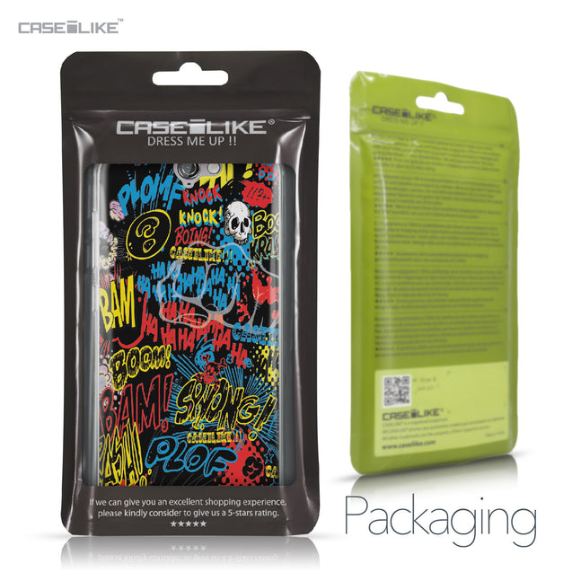 HTC One A9 case Comic Captions Black 2915 Retail Packaging | CASEiLIKE.com