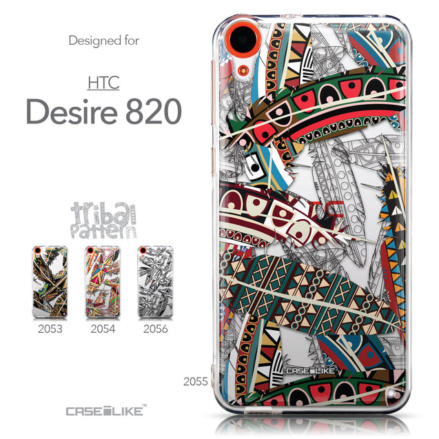 Collection - CASEiLIKE HTC Desire 820 back cover Indian Tribal Theme Pattern 2055