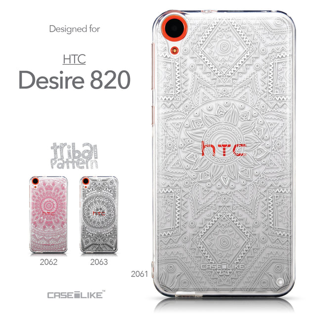 Collection - CASEiLIKE HTC Desire 820 back cover Indian Line Art 2061
