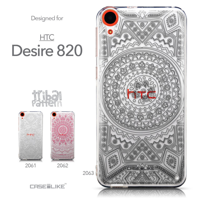 Collection - CASEiLIKE HTC Desire 820 back cover Indian Line Art 2063