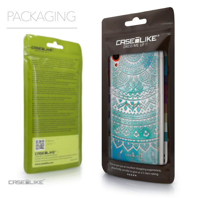 Packaging - CASEiLIKE HTC Desire 820 back cover Indian Line Art 2066
