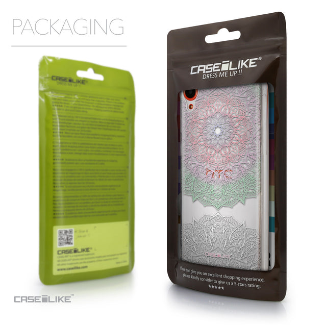 Packaging - CASEiLIKE HTC Desire 820 back cover Mandala Art 2092