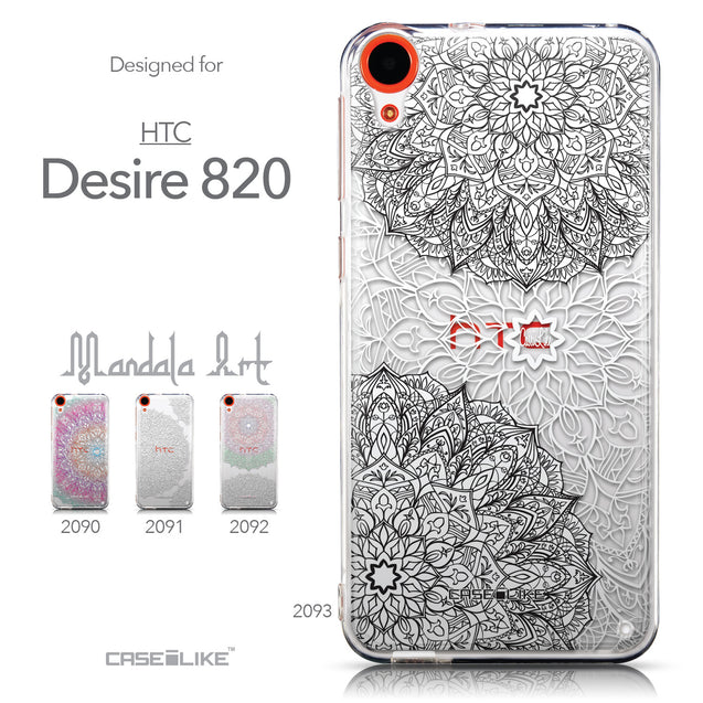 Collection - CASEiLIKE HTC Desire 820 back cover Mandala Art 2093