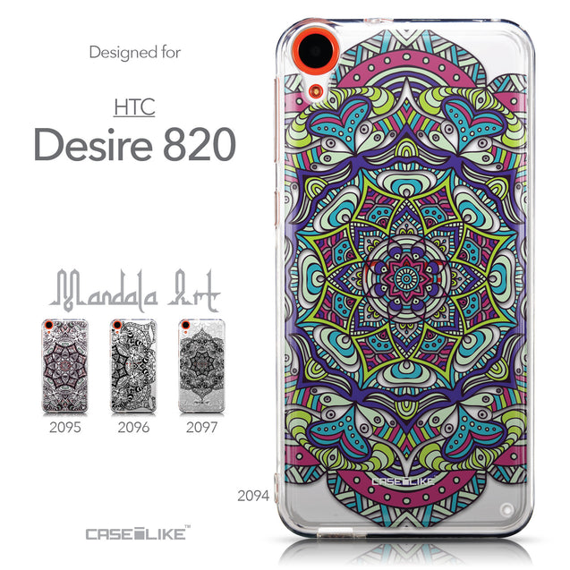 Collection - CASEiLIKE HTC Desire 820 back cover Mandala Art 2094