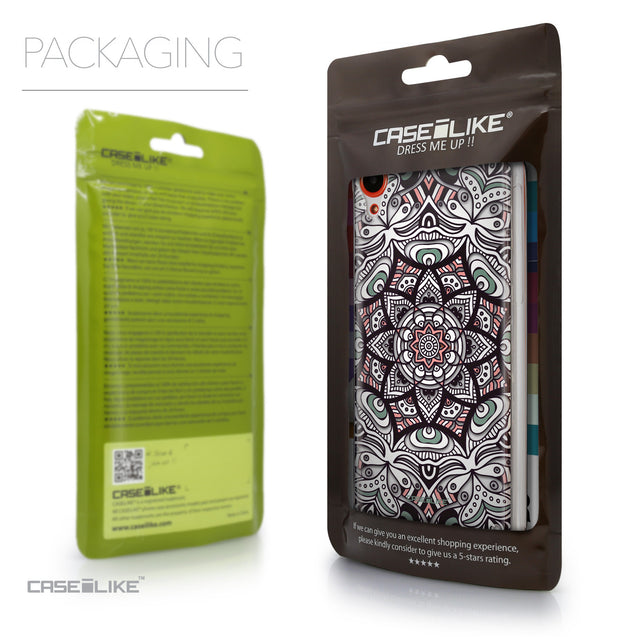 Packaging - CASEiLIKE HTC Desire 820 back cover Mandala Art 2095