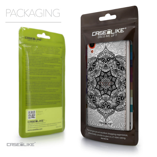 Packaging - CASEiLIKE HTC Desire 820 back cover Mandala Art 2097