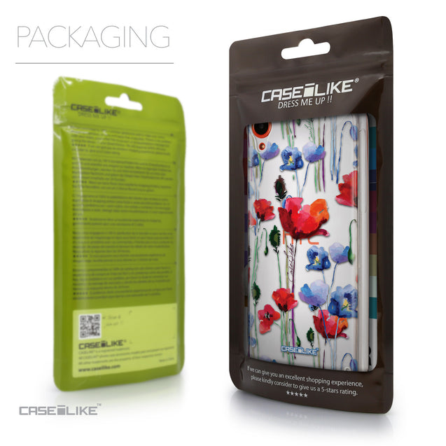 Packaging - CASEiLIKE HTC Desire 820 back cover Indian Line Art 2061