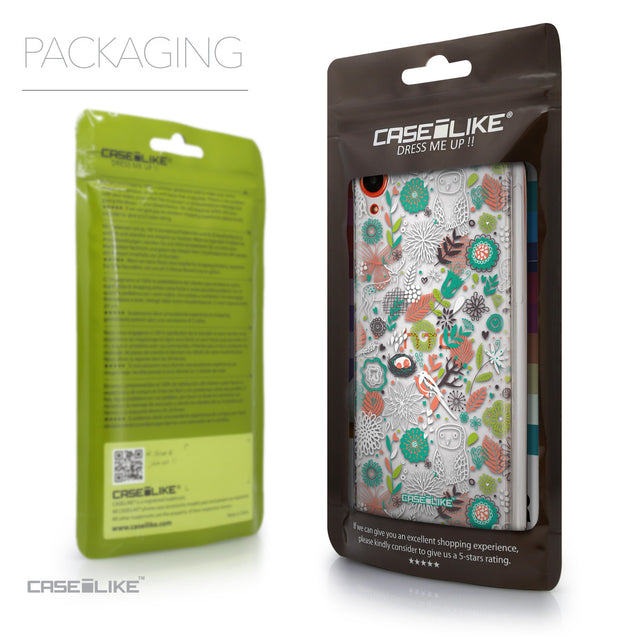 Packaging - CASEiLIKE HTC Desire 820 back cover Spring Forest White 2241