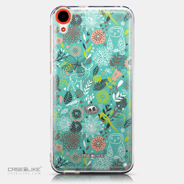 CASEiLIKE HTC Desire 820 back cover Spring Forest Turquoise 2245