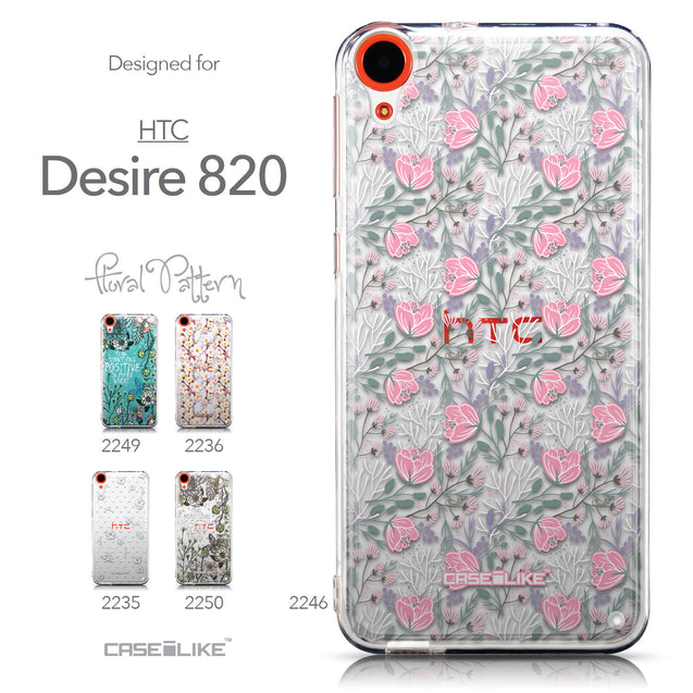 Collection - CASEiLIKE HTC Desire 820 back cover Flowers Herbs 2246