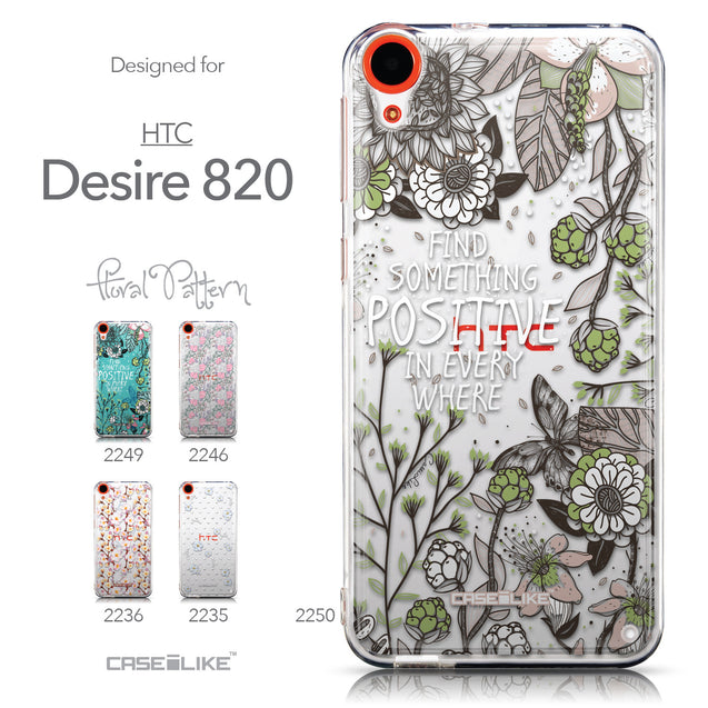 Collection - CASEiLIKE HTC Desire 820 back cover Blooming Flowers 2250