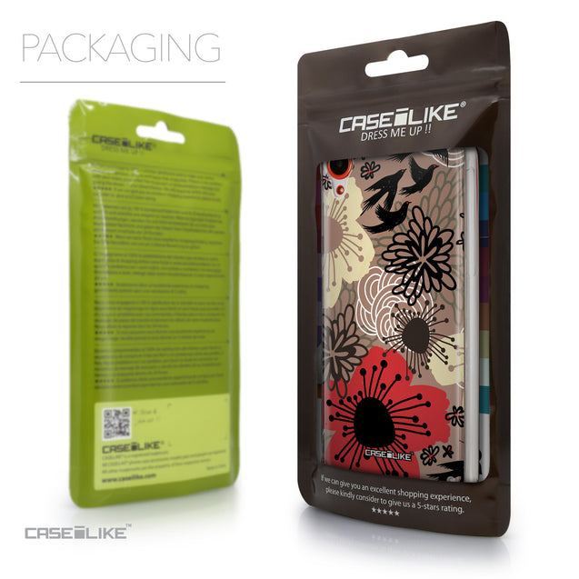 Packaging - CASEiLIKE HTC Desire 820 back cover Japanese Floral 2254