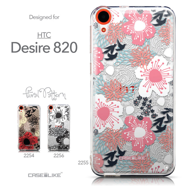Collection - CASEiLIKE HTC Desire 820 back cover Japanese Floral 2255