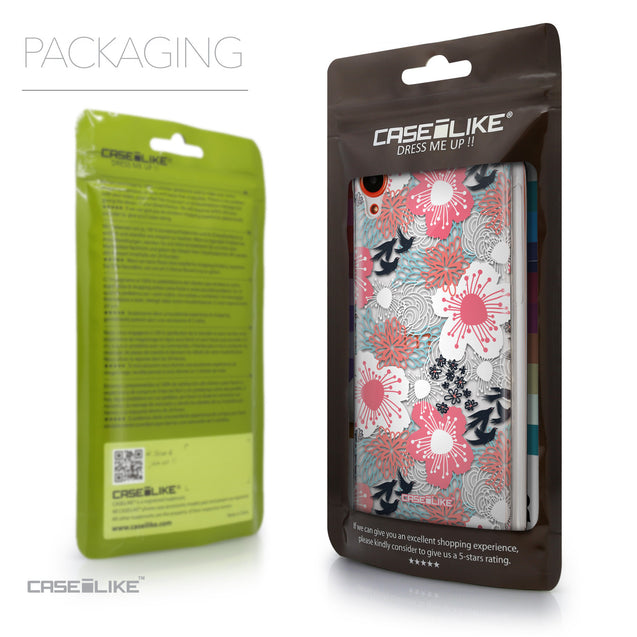 Packaging - CASEiLIKE HTC Desire 820 back cover Japanese Floral 2255
