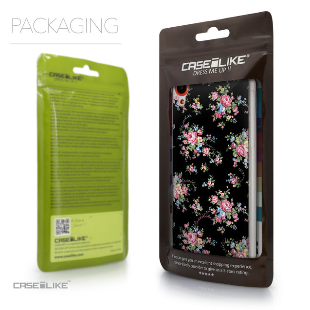 Packaging - CASEiLIKE HTC Desire 820 back cover Floral Rose Classic 2261