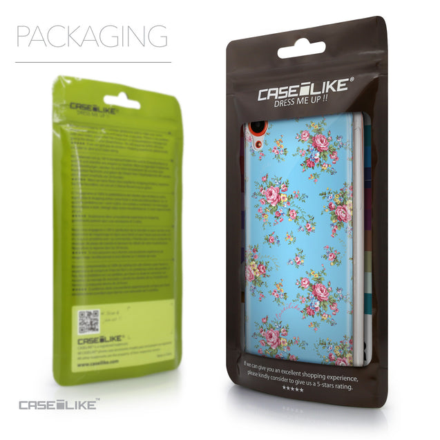 Packaging - CASEiLIKE HTC Desire 820 back cover Floral Rose Classic 2263