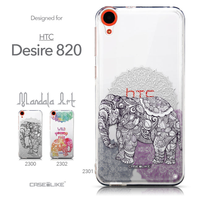 Collection - CASEiLIKE HTC Desire 820 back cover Mandala Art 2301