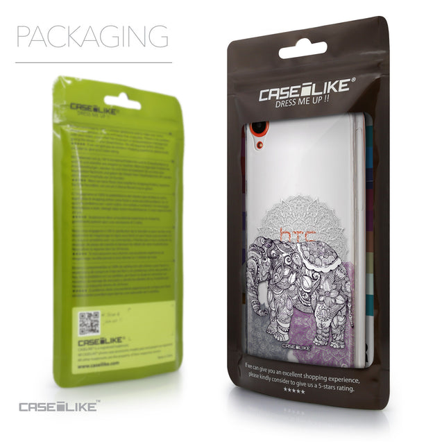 Packaging - CASEiLIKE HTC Desire 820 back cover Mandala Art 2301
