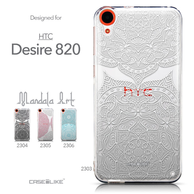 Collection - CASEiLIKE HTC Desire 820 back cover Mandala Art 2303