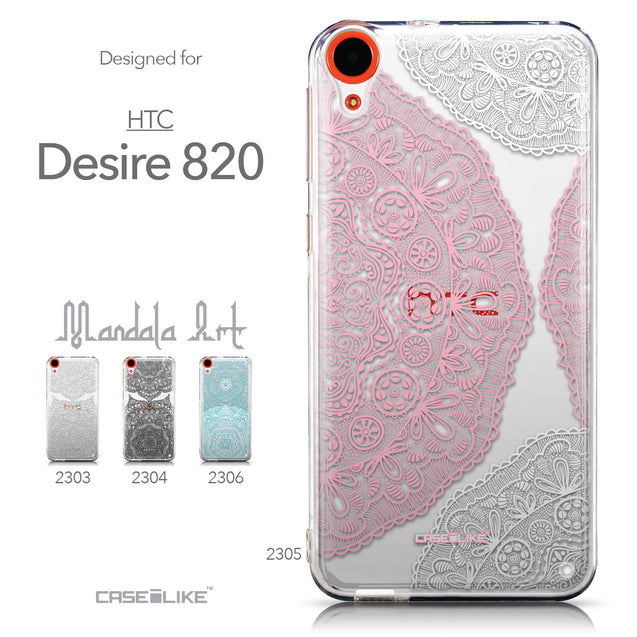 Collection - CASEiLIKE HTC Desire 820 back cover Mandala Art 2305