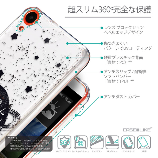 Details in Japanese - CASEiLIKE HTC Desire 820 back cover Quote 2401