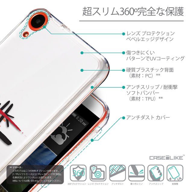 Details in Japanese - CASEiLIKE HTC Desire 820 back cover Quote 2408