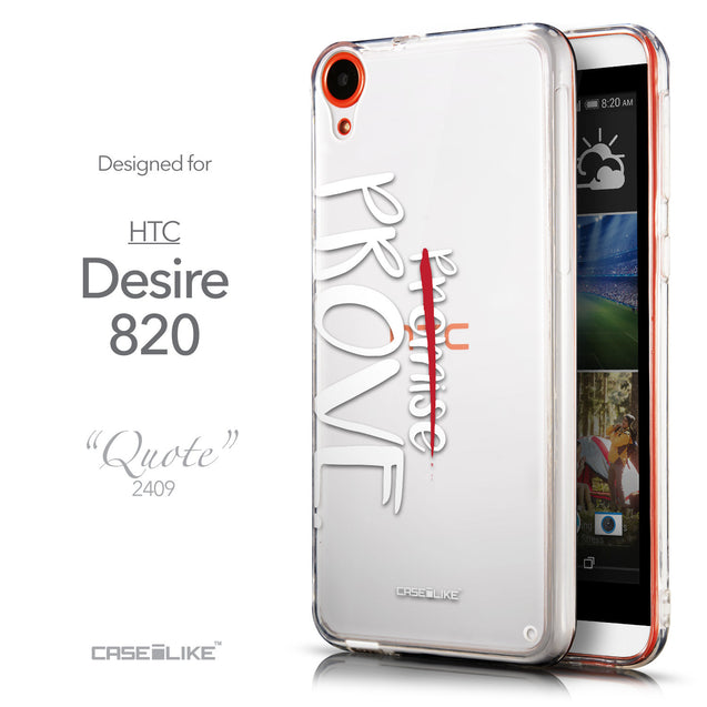 Front & Side View - CASEiLIKE HTC Desire 820 back cover Quote 2409