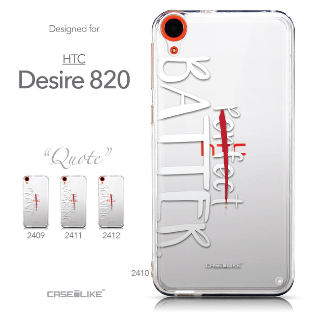 Collection - CASEiLIKE HTC Desire 820 back cover Quote 2410