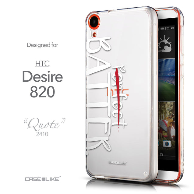 Front & Side View - CASEiLIKE HTC Desire 820 back cover Quote 2410