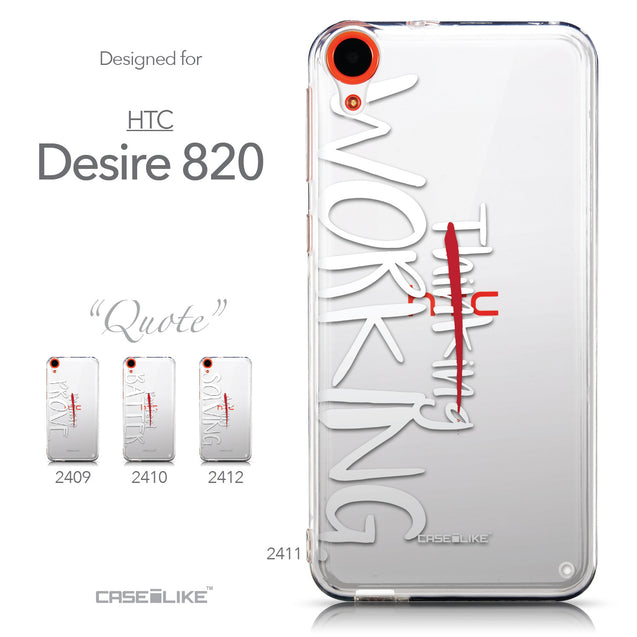 Collection - CASEiLIKE HTC Desire 820 back cover Quote 2411