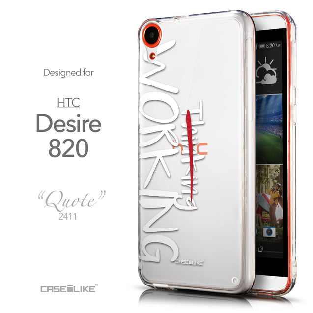 Front & Side View - CASEiLIKE HTC Desire 820 back cover Quote 2411