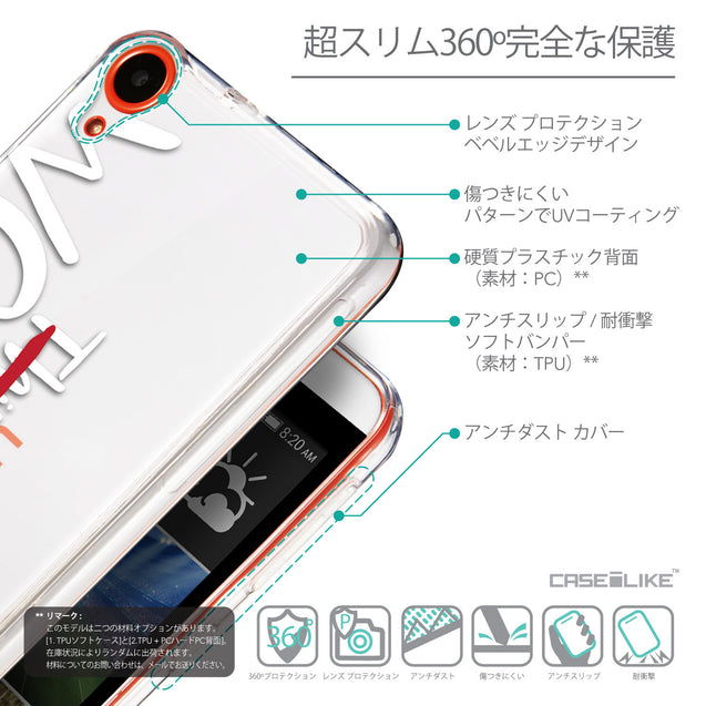 Details in Japanese - CASEiLIKE HTC Desire 820 back cover Quote 2411