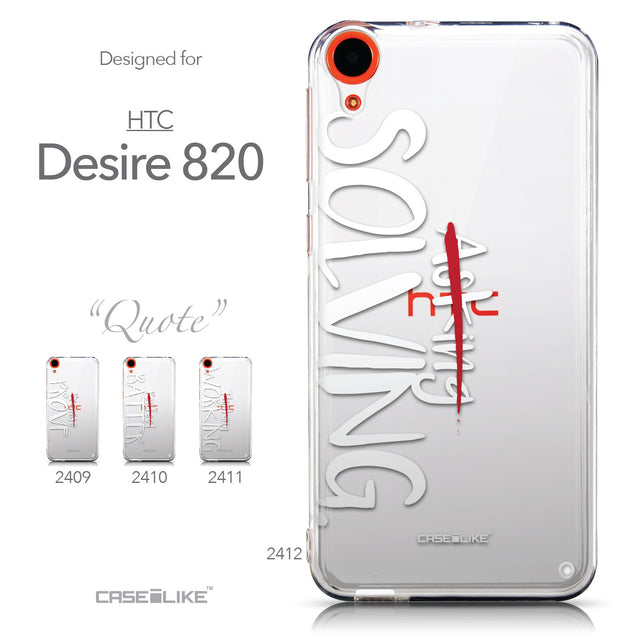 Collection - CASEiLIKE HTC Desire 820 back cover Quote 2412