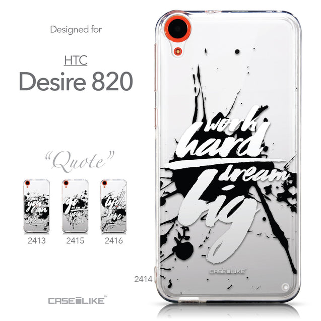 Collection - CASEiLIKE HTC Desire 820 back cover Quote 2414