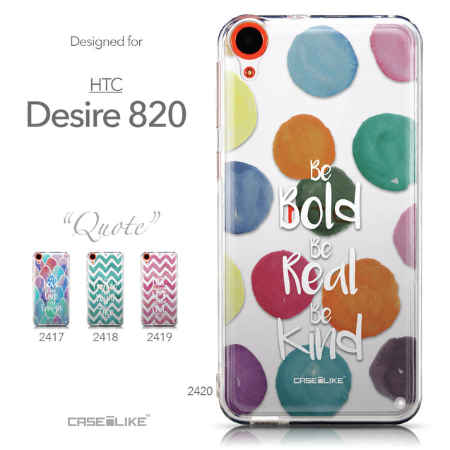 Collection - CASEiLIKE HTC Desire 820 back cover Quote 2420