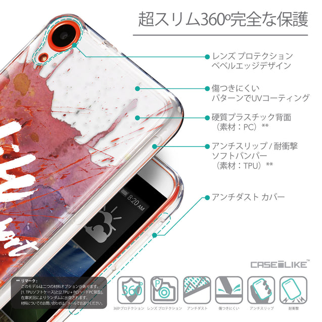 Details in Japanese - CASEiLIKE HTC Desire 820 back cover Quote 2423
